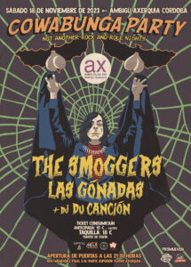 COWABUNGA PARTY!! THE SMOGGERS + LAS GÓNADAS @ Sala Ambigú Axerquía Córdoba