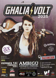 ⦿ GHALIA VOLT @ Sala Ambigú Axerquía (Córdoba)